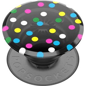 PopSockets Pop Grip - Schwarz mit Disco Dots - Handy-Zubehör PopSockets Pop Grip - Schwarz mit Disco Dots - Handy-Zubehör