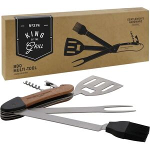 Herramienta multiusos BBQ de Gentlemen's Hardware - Acero inoxidable y madera Herramienta multiusos BBQ de Gentlemen's Hardware - Acero inoxidable y madera
