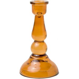 Supporto per candela in vetro ambra alto Paddywax - Portacandela Supporto per candela in vetro ambra alto Paddywax - Portacandela