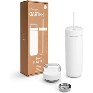 Fellow Carter 2-en-1 Chill - Bouteille d'eau 591ml Blanc mat - Publicité Fellow Carter 2-en-1 Chill - Bouteille d'eau 591ml Blanc mat - Publicité
