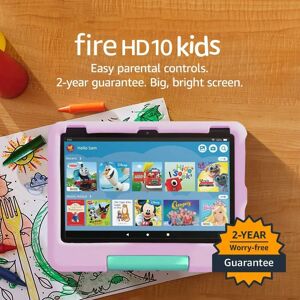 Amazon Fire HD 10 Kids Tablet - Pink - 32 GB - Child-safe Amazon Fire HD 10 Kids Tablet - Pink - 32 GB - Child-safe