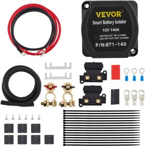 Vevor Kétszeres Akkorszigetelő - 12V, 140A, Vízálló Vevor Kétszeres Akkorszigetelő - 12V, 140A, Vízálló