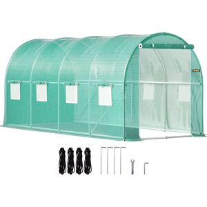 Vevor Greenhouse - 15 x 7 ft Walk-in Tunnel with Galvanized Steel Frame Vevor Greenhouse - 15 x 7 ft Walk-in Tunnel with Galvanized Steel Frame