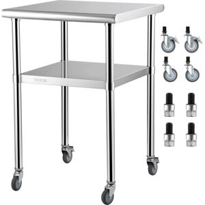 Vevor Stainless Steel Worktable - 24x24x36 inch Heavy Duty Kitchen & Garage Vevor Stainless Steel Worktable - 24x24x36 inch Heavy Duty Kitchen & Garage