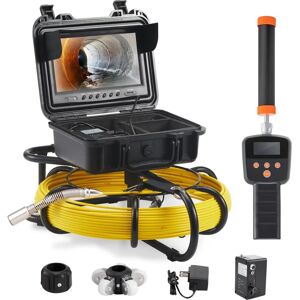 Caméra d'Inspection de Canalisations Vevor - Sonde 512Hz - 9" - 720p - 50m - Publicité Caméra d'Inspection de Canalisations Vevor - Sonde 512Hz - 9" - 720p - 50m - Publicité