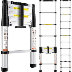 Scala telescopica in alluminio Vevor - 10,5 piedi, 375 lbs, Estensione pieghevole Scala telescopica in alluminio Vevor - 10,5 piedi, 375 lbs, Estensione pieghevole