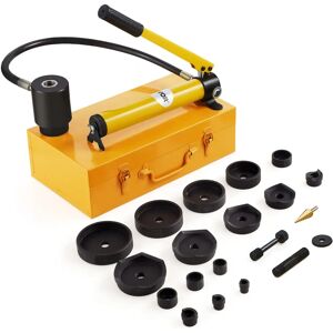 Vevor 15 Ton Hydraulic Knockout Punch Kit - 1/2" to 4" - 10 Pieces Vevor 15 Ton Hydraulic Knockout Punch Kit - 1/2" to 4" - 10 Pieces