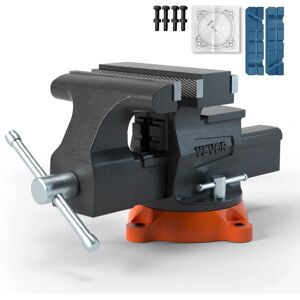Vevor 6.5" Bench Vise - Durable Ductile Iron, 360° Swivel, Heavy Duty Clamping Vevor 6.5" Bench Vise - Durable Ductile Iron, 360° Swivel, Heavy Duty Clamping