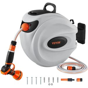 Vevor Retractable Hose Reel Water Hose Reel 65.6'x1/2" 180 Swivel Wall-Mounted - Hose Reel Vevor Retractable Hose Reel Water Hose Reel 65.6'x1/2" 180 Swivel Wall-Mounted - Hose Reel