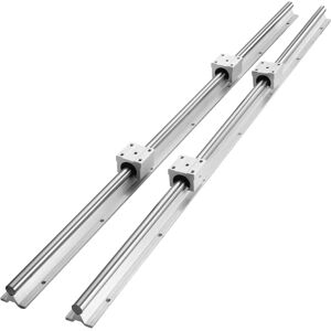 Vevor Linear Rail SBR16-1000mm - High Precision Guide with 4 Blocks Vevor Linear Rail SBR16-1000mm - High Precision Guide with 4 Blocks