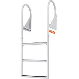 Vevor Aluminum Dock Ladder Flip-Up 3 Steps - Dock Ladder Vevor Aluminum Dock Ladder Flip-Up 3 Steps - Dock Ladder