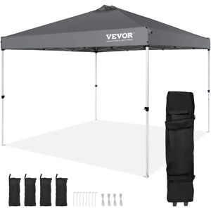 Vevor Tente Pliante avec Toit - 10x10 pi, Tarp Argenté, Sac Portable - Publicité Vevor Tente Pliante avec Toit - 10x10 pi, Tarp Argenté, Sac Portable - Publicité