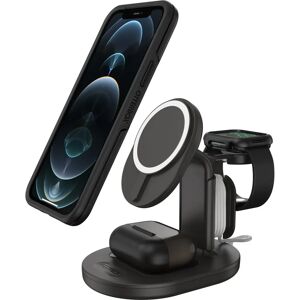 OtterBox 3-in-1 MagSafe Wireless Charging Station - Black OtterBox 3-in-1 MagSafe Wireless Charging Station - Black