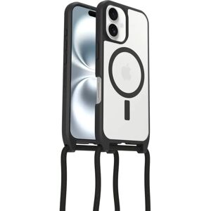 OtterBox iPhone 16 - MagSafe Necklace Case - Black/Transparent OtterBox iPhone 16 - MagSafe Necklace Case - Black/Transparent