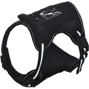 Basics YJ9802403-M Dog Harness - No-Pull, Front Clip, Black, Medium Basics YJ9802403-M Dog Harness - No-Pull, Front Clip, Black, Medium
