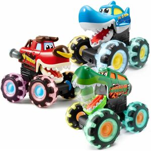Joyin 51001 Jouet Interactif - Camions Monstres Lumineux pour Tout-petits - Publicité Joyin 51001 Jouet Interactif - Camions Monstres Lumineux pour Tout-petits - Publicité