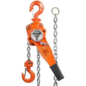 Vevor Manual Lever Chain Hoist - 1650 lbs 0.75T 10 FT, Galvanized Steel, Weston Brake Vevor Manual Lever Chain Hoist - 1650 lbs 0.75T 10 FT, Galvanized Steel, Weston Brake