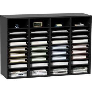 Organisateur de Littérature en Bois Vevor Noir - Rangement Bureau/École - Publicité Organisateur de Littérature en Bois Vevor Noir - Rangement Bureau/École - Publicité