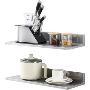 Étagère en Acier Inoxydable Vevor - 8.6" x 24" - Capacité 20 kg - Cuisine & Plus - Publicité Étagère en Acier Inoxydable Vevor - 8.6" x 24" - Capacité 20 kg - Cuisine & Plus - Publicité