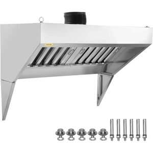 Vevor Stainless Steel Commercial Exhaust Hood - 4FT Food Truck Vevor Stainless Steel Commercial Exhaust Hood - 4FT Food Truck