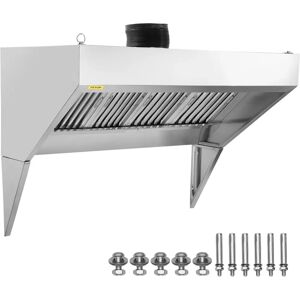 Vevor Stainless Steel 9FT Commercial Exhaust Hood - Heavy Duty Smoke Capture Vevor Stainless Steel 9FT Commercial Exhaust Hood - Heavy Duty Smoke Capture