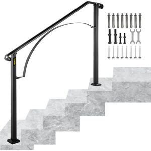 Vevor Black Stair Handrail - Interior & Exterior Stair Railing for 4-5 Steps Vevor Black Stair Handrail - Interior & Exterior Stair Railing for 4-5 Steps
