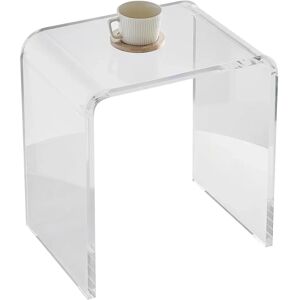 Vevor Acrylic End Table - C-Shaped Lucite Side Table for Living Room & Study Vevor Acrylic End Table - C-Shaped Lucite Side Table for Living Room & Study