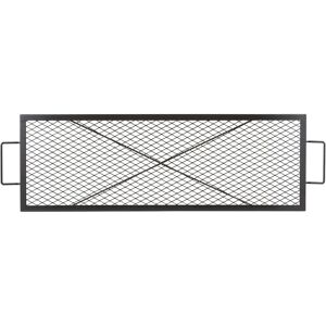 Vevor Rectangular BBQ Grill Steel 111x38cm - Camping & Fire Pit Vevor Rectangular BBQ Grill Steel 111x38cm - Camping & Fire Pit