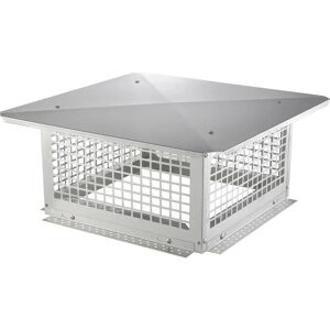 Vevor Stainless Steel Chimney Cap - 17x17 inch - Fireplace Cover - Windproof Vevor Stainless Steel Chimney Cap - 17x17 inch - Fireplace Cover - Windproof