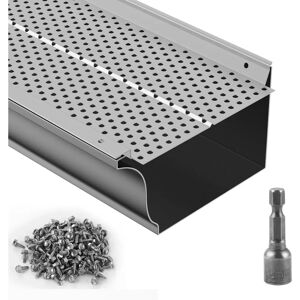 Vevor Gutter Guard - Aluminum 152mm - Easy Install - Low Maintenance - Rainwater Flow Vevor Gutter Guard - Aluminum 152mm - Easy Install - Low Maintenance - Rainwater Flow
