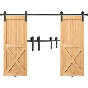 Vevor 8FT Sliding Barn Door Hardware Kit - Heavy Duty, Silent & Space-Saving Vevor 8FT Sliding Barn Door Hardware Kit - Heavy Duty, Silent & Space-Saving
