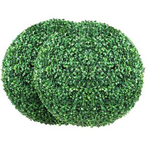 Vevor 16" Artificial Topiary Greenery Ball Fake Plants Outdoor Indoor Decor - Topiary Ball Vevor 16" Artificial Topiary Greenery Ball Fake Plants Outdoor Indoor Decor - Topiary Ball