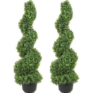 Vevor Artificial Topiary Spiral 91cm Faux Plant for Decor Vevor Artificial Topiary Spiral 91cm Faux Plant for Decor