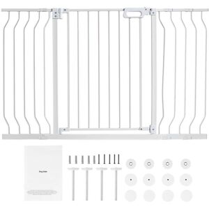 Vevor Baby Gate - Large Adjustable Width 29.5-53 Inches, White - Baby & Pet Safety - Publicité Vevor Baby Gate - Large Adjustable Width 29.5-53 Inches, White - Baby & Pet Safety - Publicité