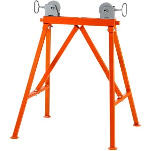 VEBOR Pipe Support with 2500 lb Roller Head - Heavy Duty Steel VEBOR Pipe Support with 2500 lb Roller Head - Heavy Duty Steel