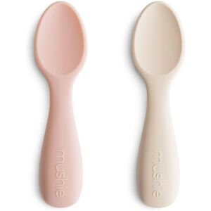 Mushie Cuillères bébé - Lot de 2 - Douces pour les gencives - Publicité Mushie Cuillères bébé - Lot de 2 - Douces pour les gencives - Publicité