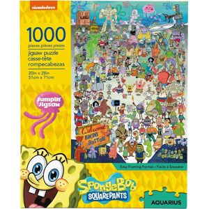 Aquarius SpongeBob SquarePants Cast 1000pc Puzzle - Jigsaw Puzzle Aquarius SpongeBob SquarePants Cast 1000pc Puzzle - Jigsaw Puzzle