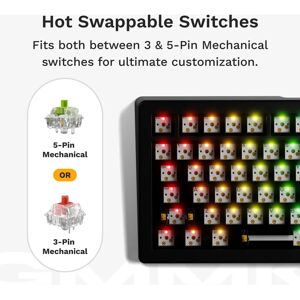 Glorious GMMK 3 Pro 75% Custom Gaming Keyboard - Barebone Glorious GMMK 3 Pro 75% Custom Gaming Keyboard - Barebone