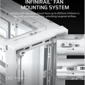 Corsair White 4000D Midi Tower PC Case - High Customization Corsair White 4000D Midi Tower PC Case - High Customization