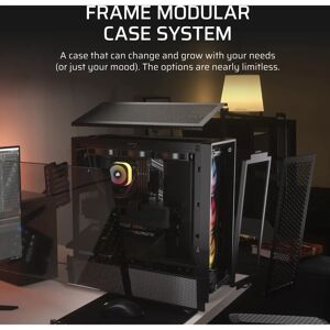 Corsair Frame 4000D RS ARGB Mid Tower PC Case - Black Corsair Frame 4000D RS ARGB Mid Tower PC Case - Black