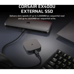 Corsair EX400U External SSD 4TB Thunderbolt - Storage Corsair EX400U External SSD 4TB Thunderbolt - Storage