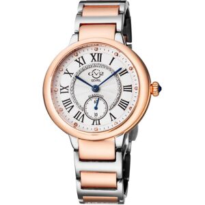 Gevril Gv2 Rome Womens Silver Dial Two Tone Rose Gold Bracelet Watch - Silver & Gold Stainless Steel - One Size Gevril Gv2 Rome Womens Silver Dial Two Tone Rose Gold Bracelet Watch - Silver & Gold Stainless Steel - One Size