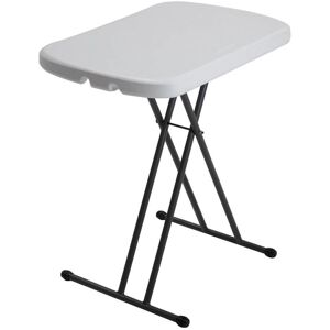 Lifetime Folding Table - 66x71x46cm White Steel HDPE Lifetime Folding Table - 66x71x46cm White Steel HDPE
