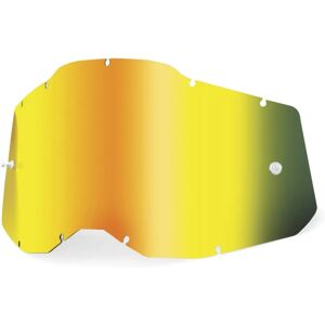 100% Racecraft 2, Accuri 2, Strata 2 Gold Spiegel Ersatzlinse 100% Racecraft 2, Accuri 2, Strata 2 Gold Spiegel Ersatzlinse