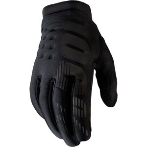 Guantes para bicicleta juvenil Brisker 100% - Negro Guantes para bicicleta juvenil Brisker 100% - Negro