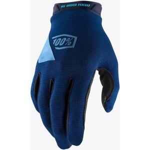 Guantes de Bicicleta 100% Ridecamp - Unisex Azul Talla XL Guantes de Bicicleta 100% Ridecamp - Unisex Azul Talla XL