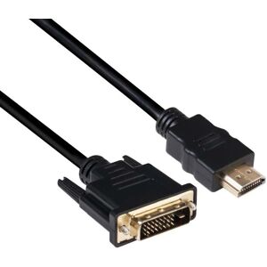 Kabel DVI na HDMI 1.4 Club3D 2m - Dual Link - Czarny Kabel DVI na HDMI 1.4 Club3D 2m - Dual Link - Czarny