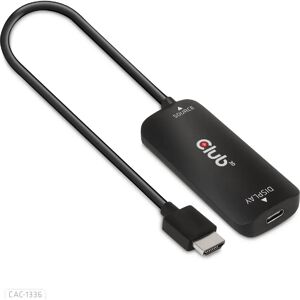 CLUB3D CAC-1336 Video Kaapeli Sovitin - 1m HDMI + USB Musta CLUB3D CAC-1336 Video Kaapeli Sovitin - 1m HDMI + USB Musta
