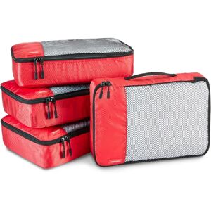 Amazon Basics Medium Red Travel Organizer Cubes - Travel Organizer Cubes Amazon Basics Medium Red Travel Organizer Cubes - Travel Organizer Cubes