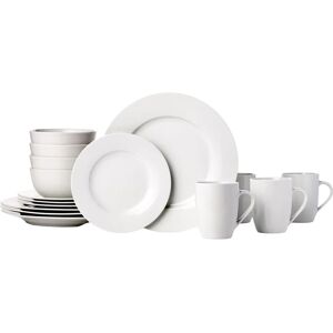 Amazon Basics White Dinnerware Set - 18pcs for 6 People Amazon Basics White Dinnerware Set - 18pcs for 6 People